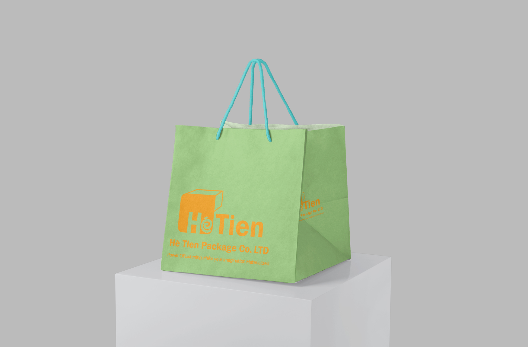 Paper Bag with Cotton Rope Handle 3-1