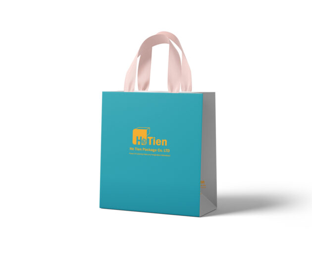 Paper Bag with Ribbon Handle 1