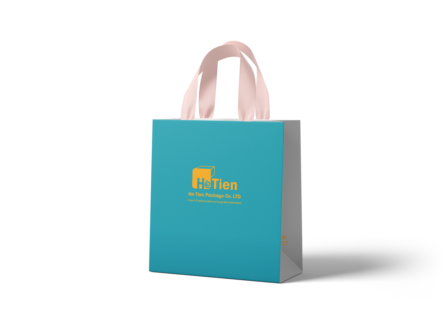 Paper Bag with Ribbon Handle 1