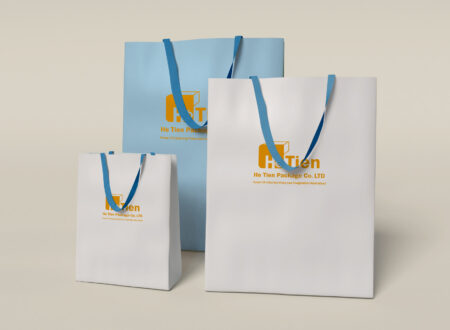 Paper Bag with Ribbon Handle 2