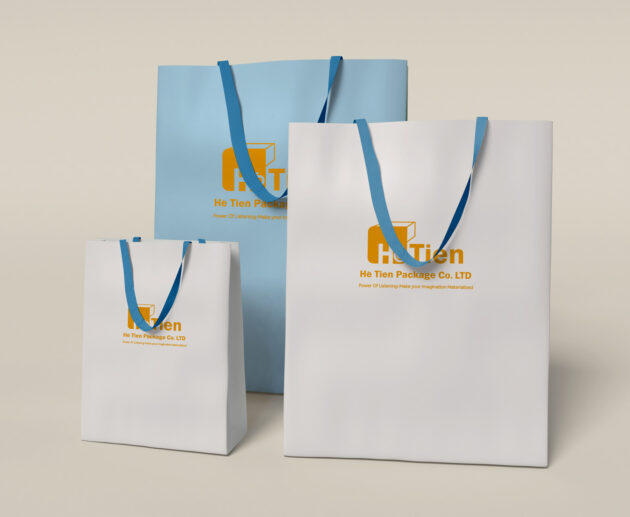 Paper Bag with Ribbon Handle 2