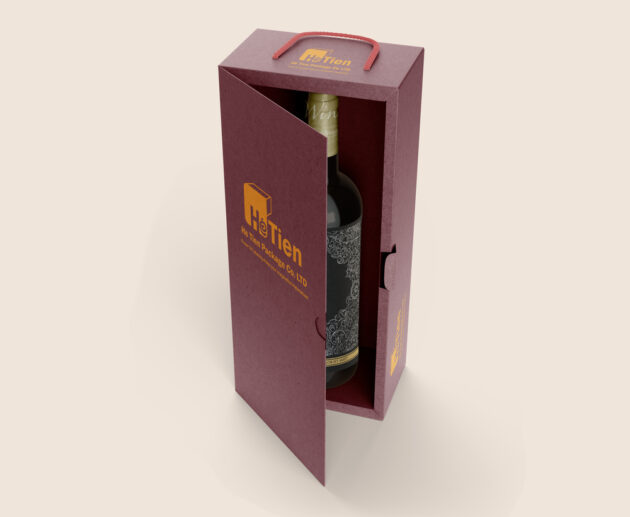 Wine Box - Side Open